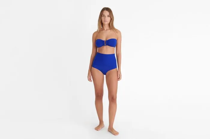 Bikini Bottoms Womens Eres Gredin Highwaisted Bikini Briefs Indigo