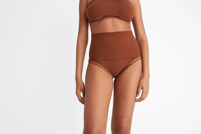 Bikini Bottoms Womens Eres Hit Highwaisted Briefs Caramelo
