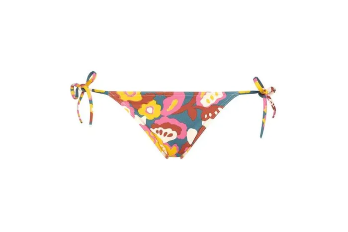 Bikini Bottoms Womens Eres Kaki Thin Briefs Imprime Flower Power