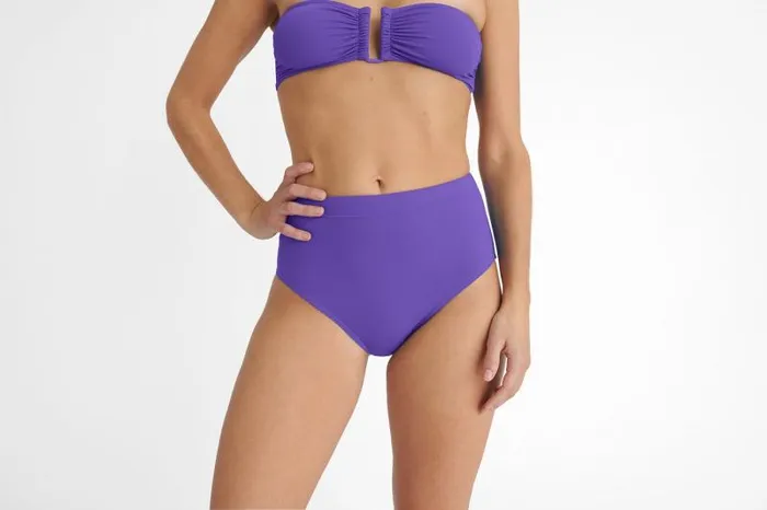 Bikini Bottoms Womens Eres Patine Highwaisted Bikini Briefs Flashy