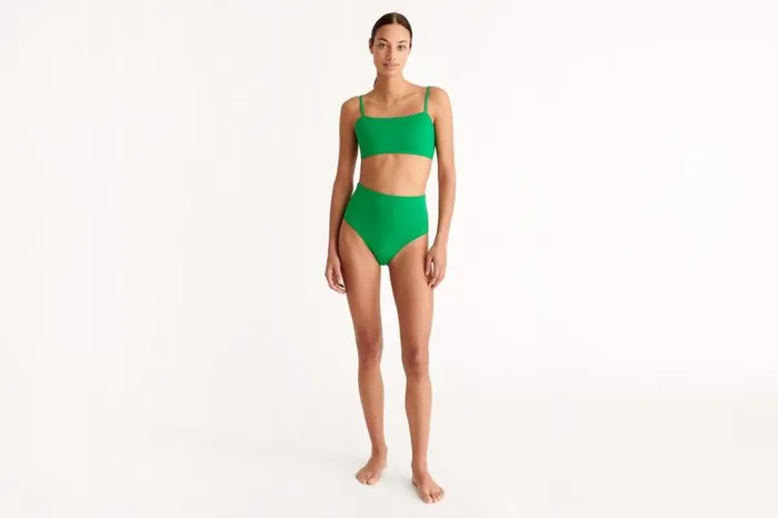 Bikini Bottoms Womens Eres Patine Highwaisted Bikini Briefs Fou