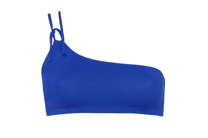 Bikini Tops Womens Eres Bass Oneshoulder Crop Top Indigo