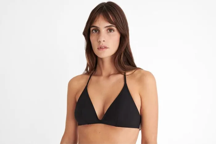 Bikini Tops Womens Eres Cubisme Small Triangle Noir