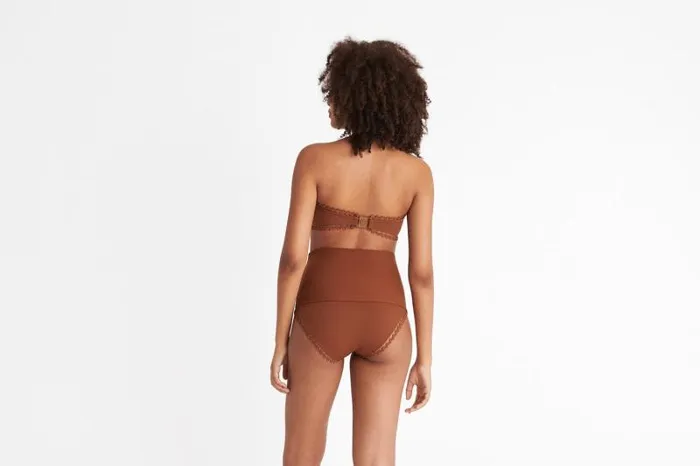 Bikini Tops Womens Eres Mix Bandeau Caramelo