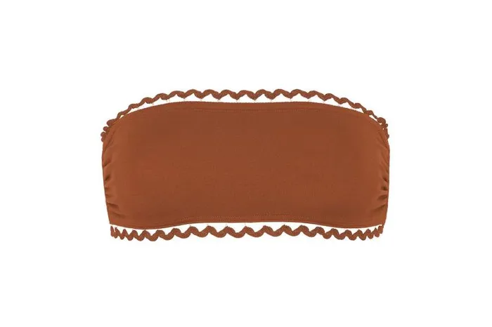 Bikini Tops Womens Eres Mix Bandeau Caramelo