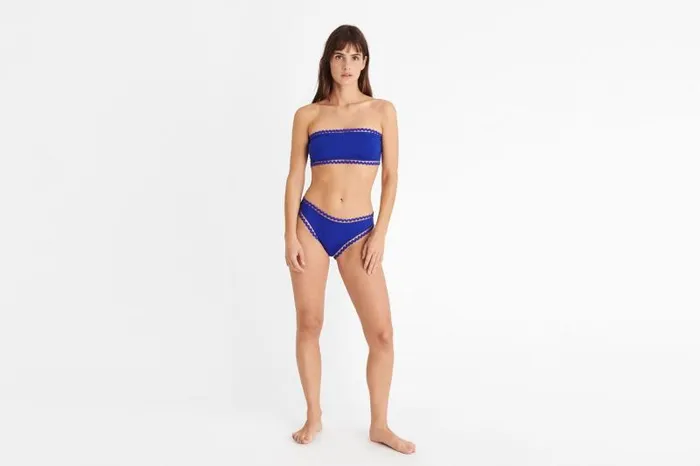 Bikini Tops Womens Eres Mix Bandeau Indigo