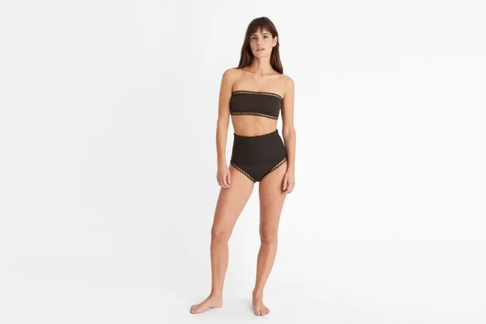 Bikini Tops Womens Eres Mix Bandeau Volcan