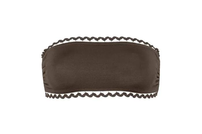 Bikini Tops Womens Eres Mix Bandeau Volcan