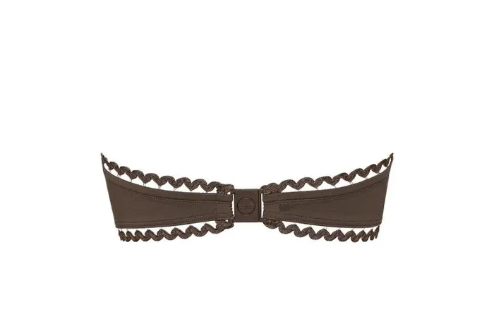 Bikini Tops Womens Eres Mix Bandeau Volcan