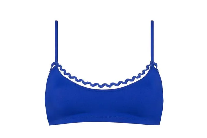 Bikini Tops Womens Eres Move Crop Top Indigo