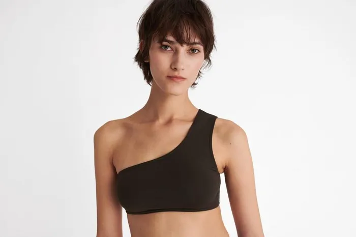 Bikini Tops Womens Eres Symbole Oneshoulder Crop Top Volcan