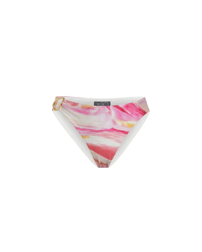 Bikinis Women Patbo Aura Low Rise Bikini Bottom Pink Multi