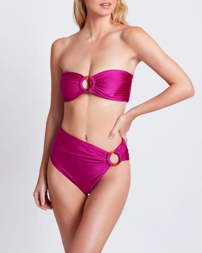 Bikinis Women Patbo Bandeau Bikini Top Magenta