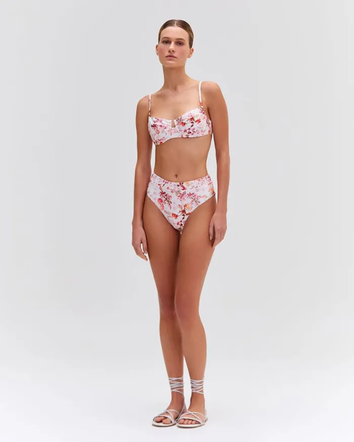Bikinis Women Patbo Floral Haze High Leg Bikini Bottom Vapor