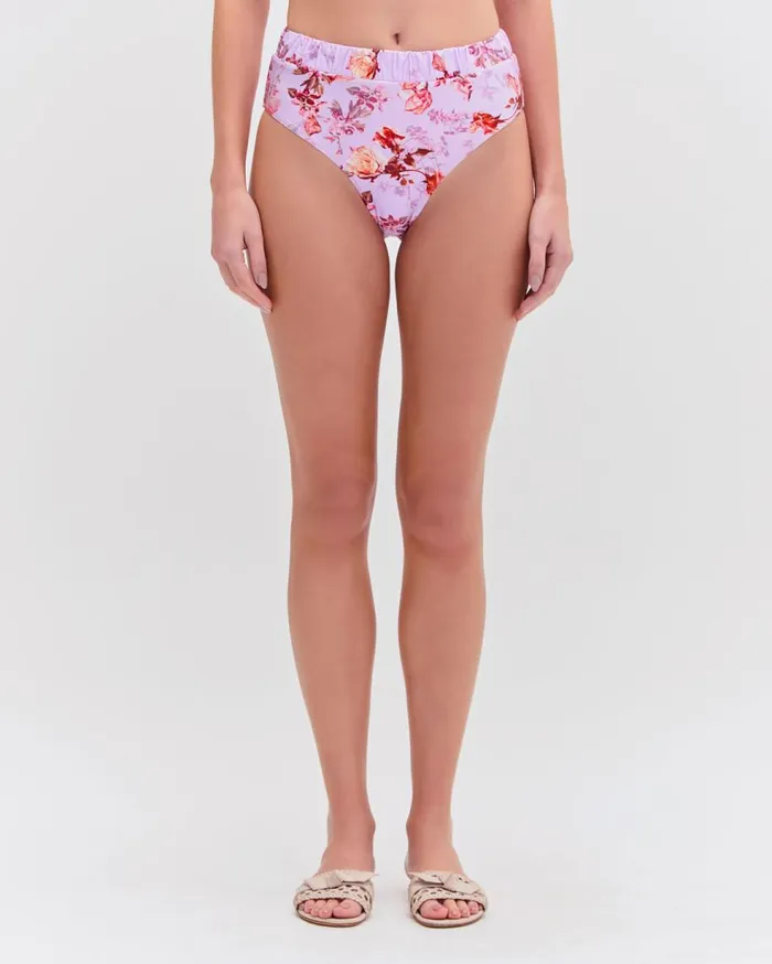 Bikinis Women Patbo Floral Haze High Leg Bikini Bottom Violet
