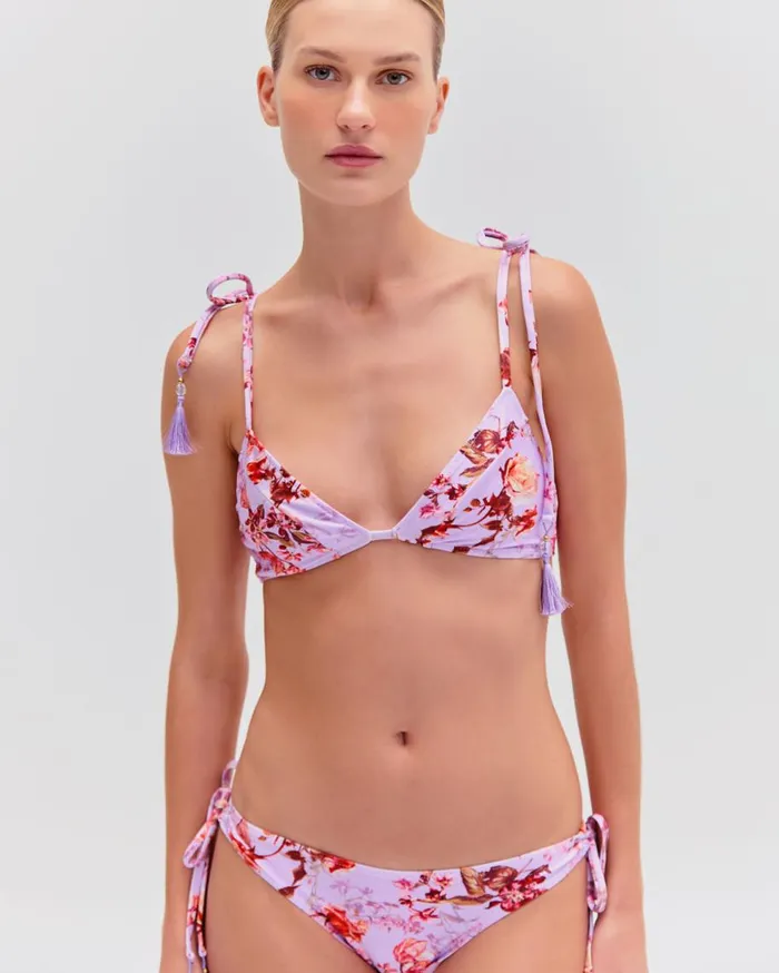 Bikinis Women Patbo Floral Haze String Bikini Bottom Violet