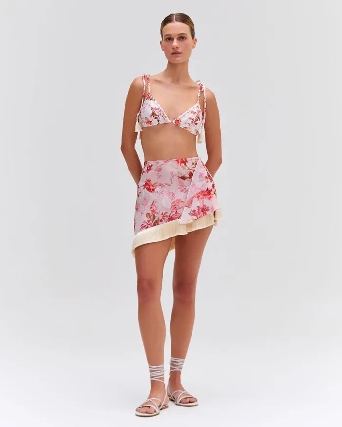 Bikinis Women Patbo Floral Haze String Bikini Top Vapor