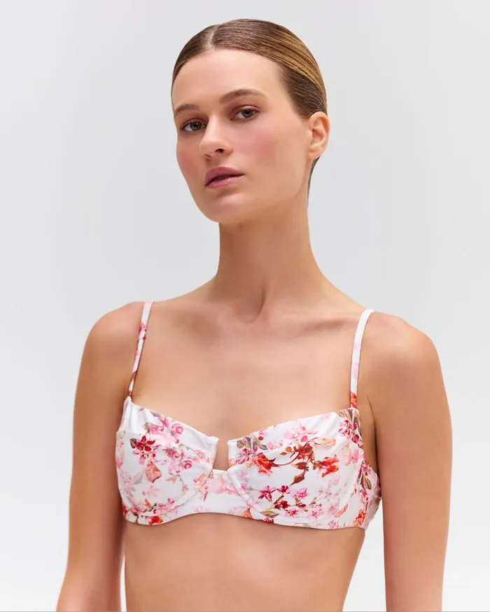 Bikinis Women Patbo Floral Haze Underwire Bikini Top Vapor