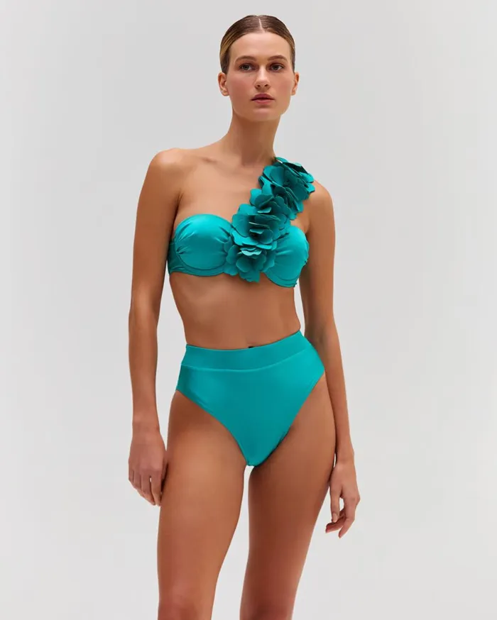 Bikinis Women Patbo Flower Applique Bikini Top Curaao