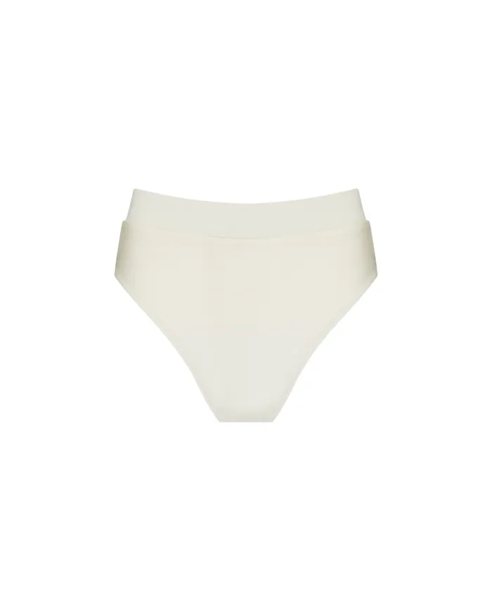 Bikinis Women Patbo High Leg Bikini Bottom Ivory