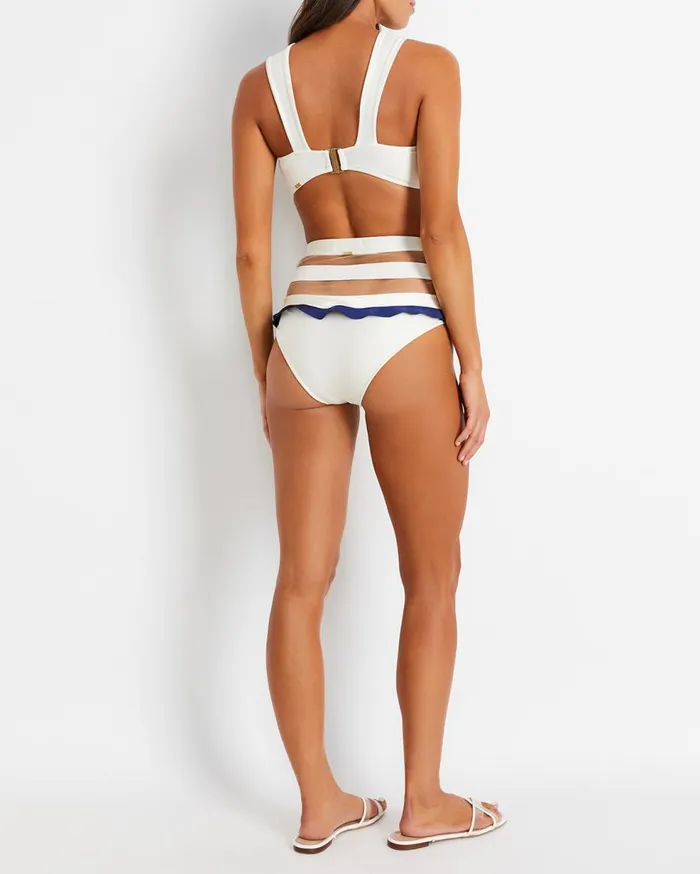 Bikinis Women Patbo OffTheShoulder Bikini Top Cream