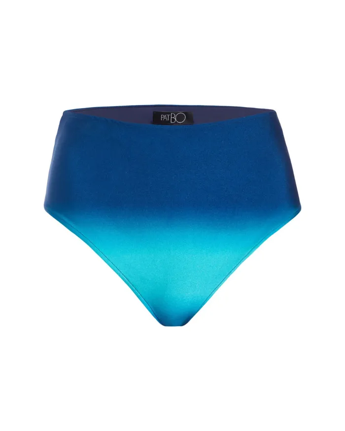 Bikinis Women Patbo Ombre High Waist Bikini Bottom High Tide