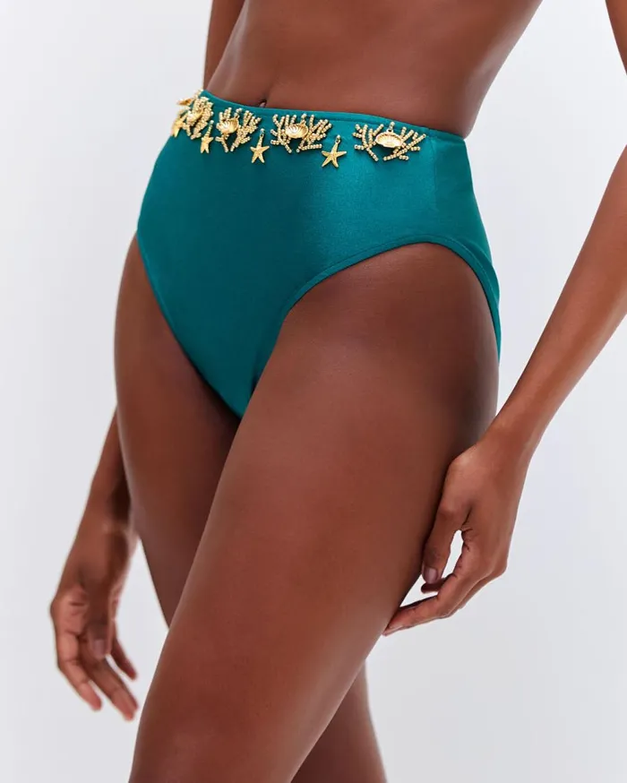 Bikinis Women Patbo Portofino HandBeaded Bikini Bottom Galapagos
