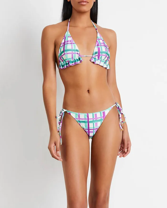 Bikinis Women Patbo Riviera String Bikini Bottom Sea Green