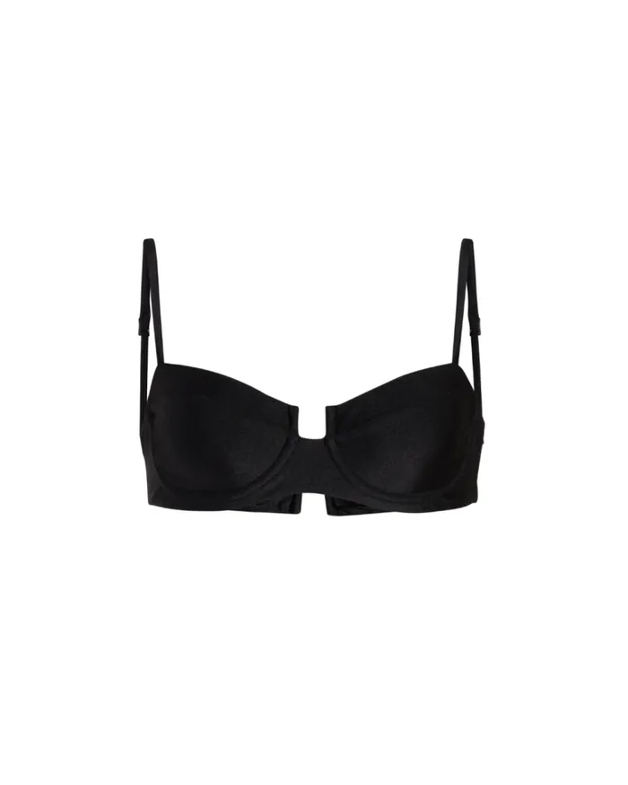 Bikinis Women Patbo Underwire Bikini Top Black