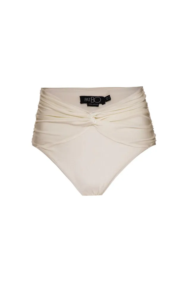 Bikinis Women Patbo VShape Bikini Bottom White