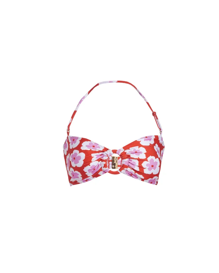 Bikinis Women Patbo Windflower Bandeau Bikini Top Cherry