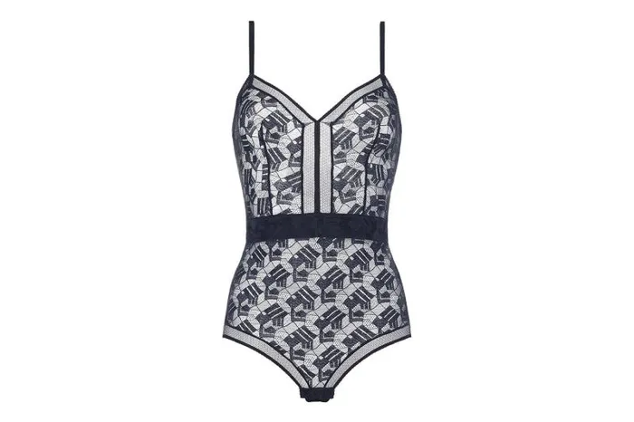 Bodysuits Womens Eres Flocon Bodysuit Ciel De Nuit