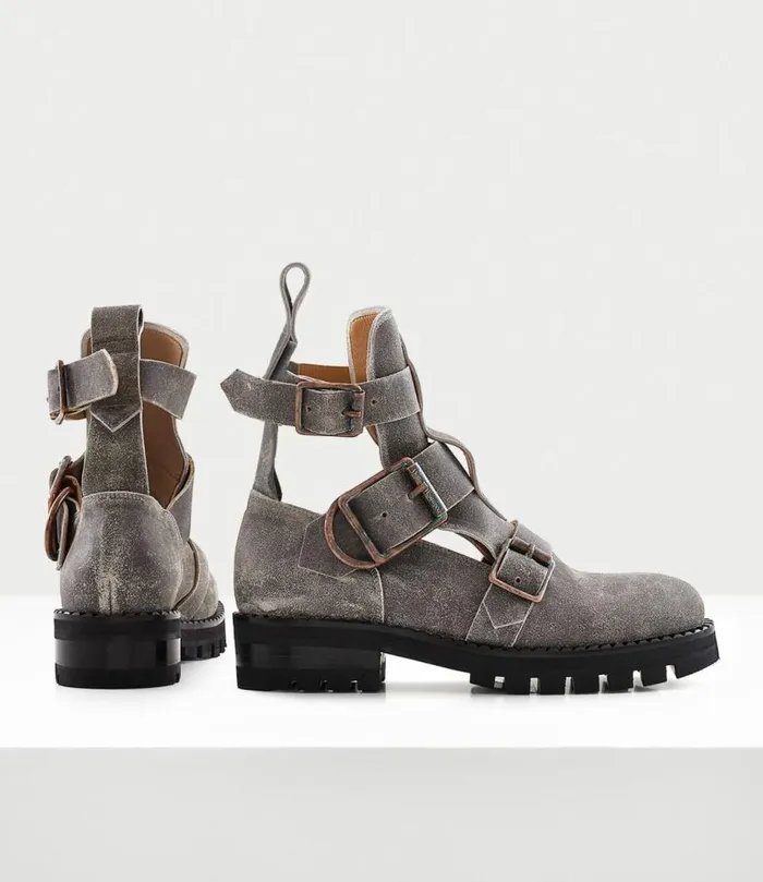 Boots Men Vivienne Westwood Rome Boots In Grey