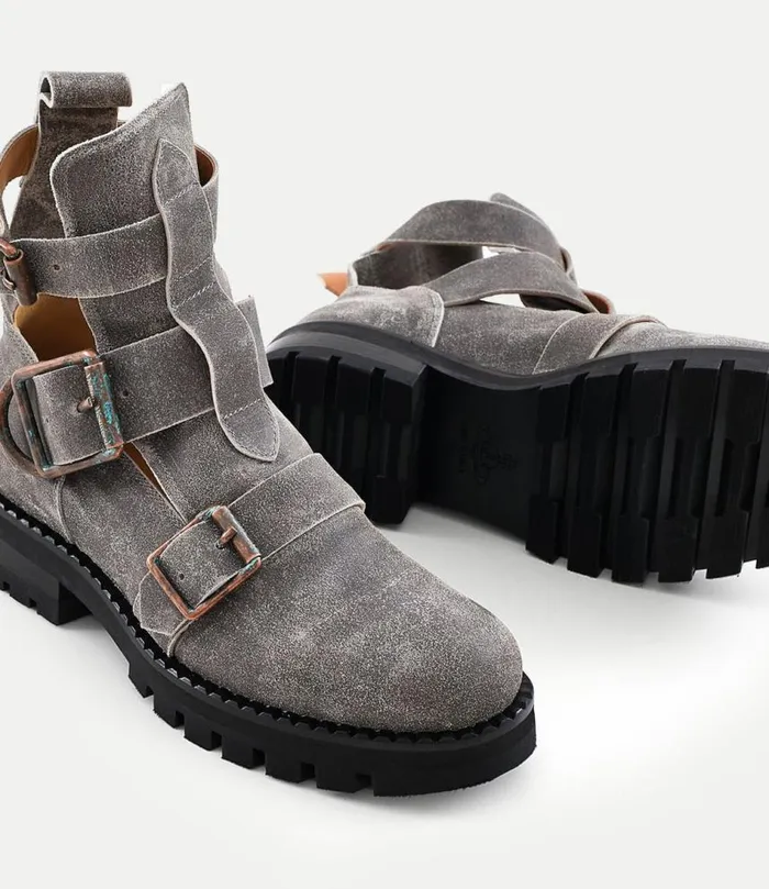 Boots Men Vivienne Westwood Rome Boots In Grey