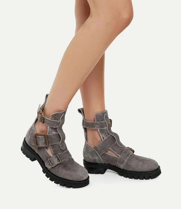 Boots Men Vivienne Westwood Rome Boots In Grey