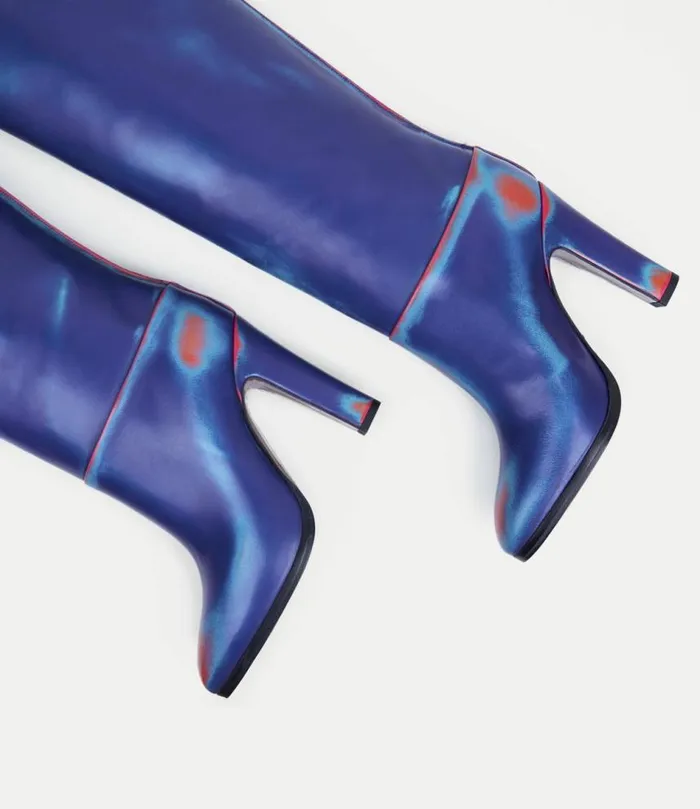 Boots Women Vivienne Westwood Midas Boot In BluePink