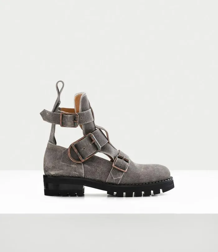 Boots Women Vivienne Westwood Rome Boots In Grey