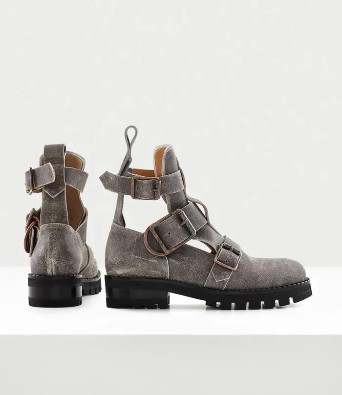 Boots Women Vivienne Westwood Rome Boots In Grey