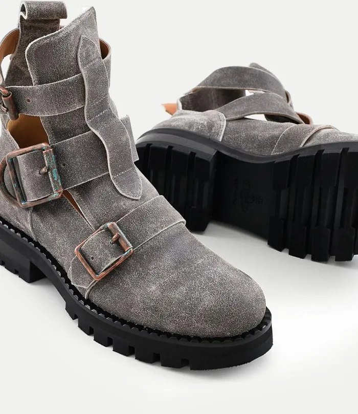 Boots Women Vivienne Westwood Rome Boots In Grey