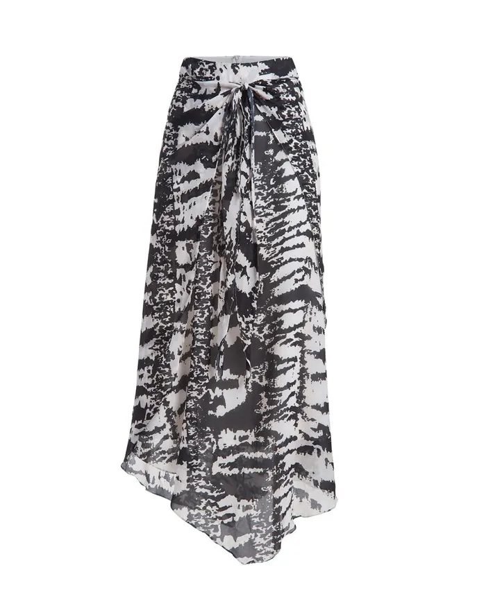 Bottoms Women Patbo Patbo X Alessandra Maxi Skirt Blackwhite