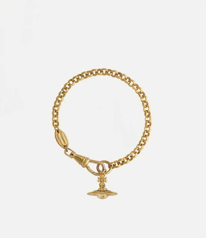 Bracelets WomenMen Vivienne Westwood New Petite Orb Bracelet In Gold