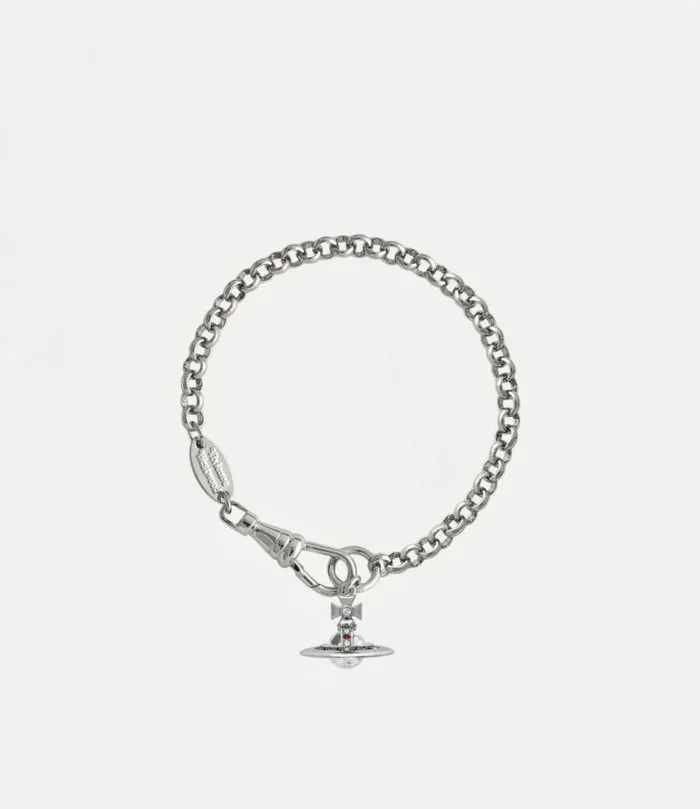 Bracelets WomenMen Vivienne Westwood New Petite Orb Bracelet In Platinum