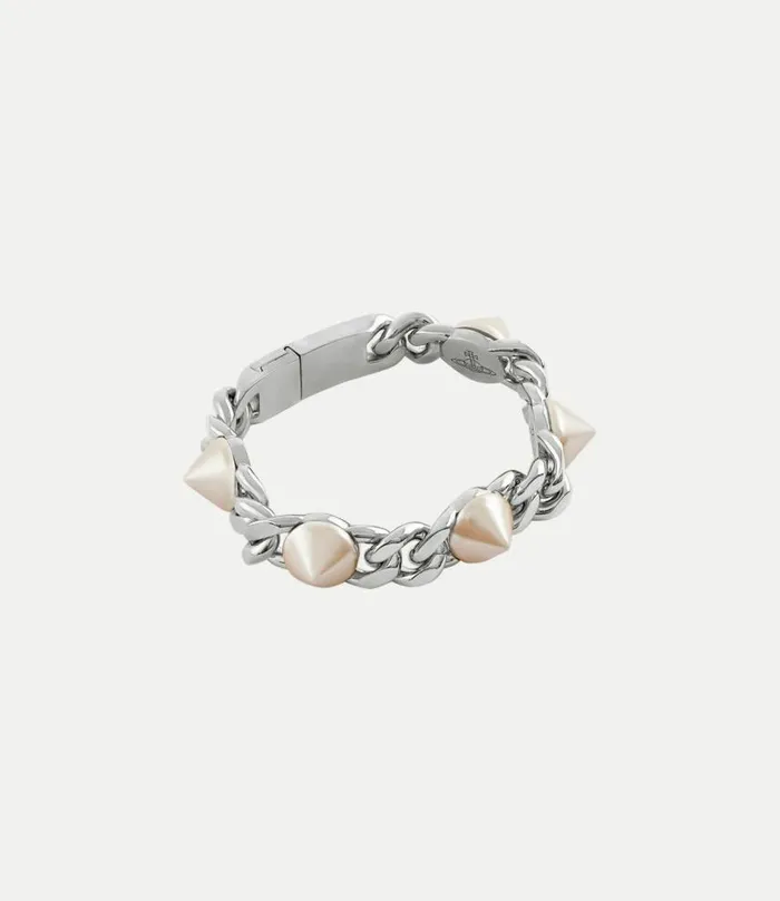 Bracelets Women Vivienne Westwood Elettra Bracelet In PlatinumBlackPatinaCreamrosePearl Bracelets Women Vivienne Westwood Elettra Bracelet In PlatinumBlackPatinaCreamrosePearl