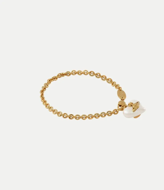 Bracelets Women Vivienne Westwood Sheryl Bracelet In GoldCreamrosePearl