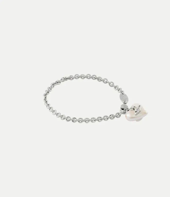 Bracelets Women Vivienne Westwood Sheryl Bracelet In PlatinumCreamrosePearl