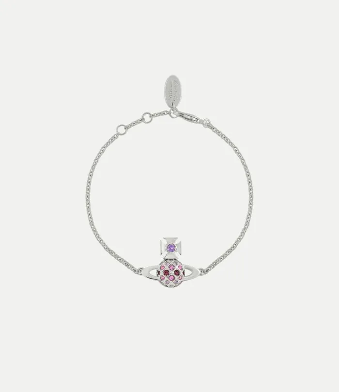 Bracelets Women Vivienne Westwood Willa Bas Relief Bracelet In PlatinumVioletLightAmethystAmethystCrystal Bracelets Women Vivienne Westwood Willa Bas Relief Bracelet In PlatinumVioletLightAmethystAmethystCrystal
