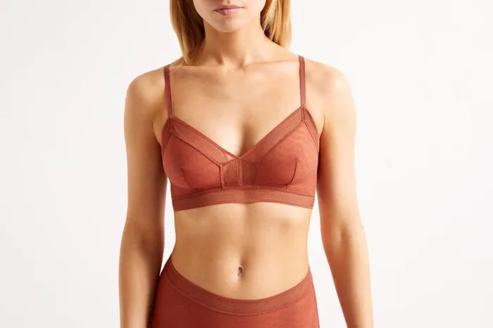 Bras Womens Eres Courbe Triangle Bra Poudre De Soleil