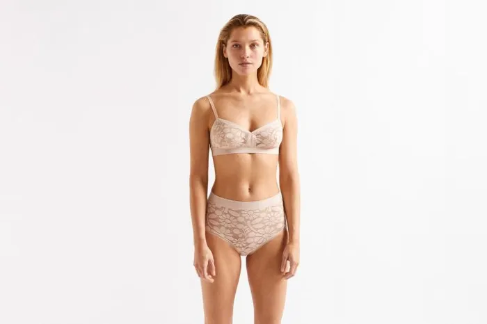 Bras Womens Eres Fminin Triangle Bra Calcaire