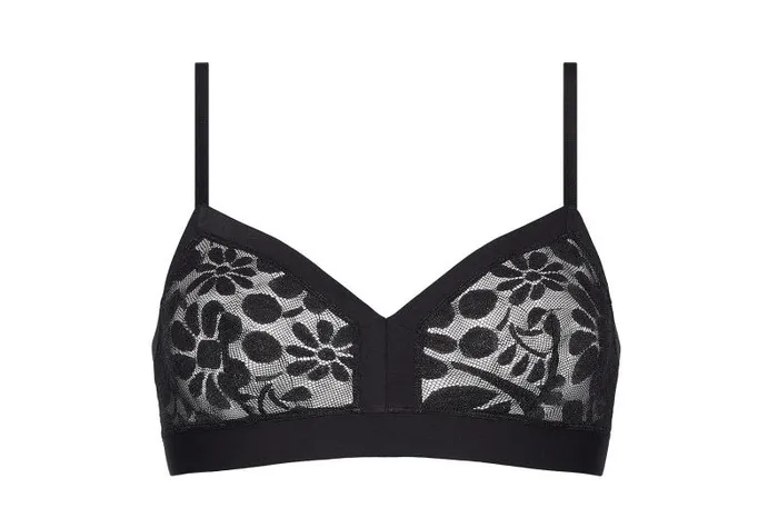 Bras Womens Eres Fminin Triangle Bra Noir