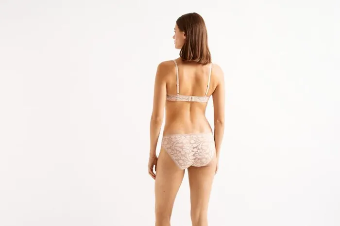 Bras Womens Eres Fleuris Fullcup Bra Calcaire